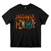 Black thankful mama cow Heavy Core Tee - RacoonDesign