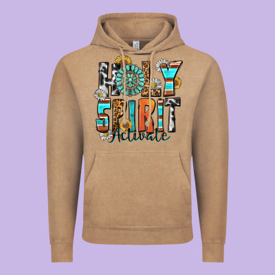 Holy Spirit Activate Vintage Hoodie Designed By Zillion Design Studio