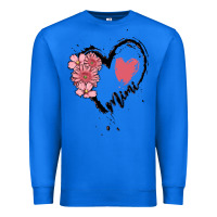 True Royal mimi flower heart Premium Sweatshirt - MaliasSmallBusiness