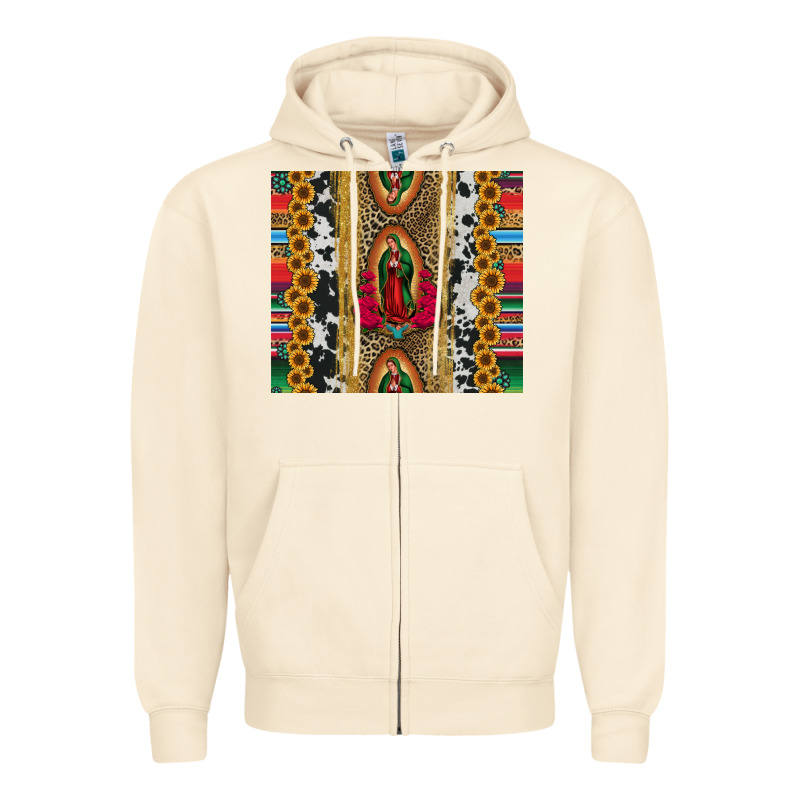 Lady Of Guadalupe Zipper Hoodie by Jasminsmagicworld | Teevron