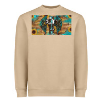 Mushroom Wings Cross Faith Heavyweight Sweatshirt - RanaPortraitStore