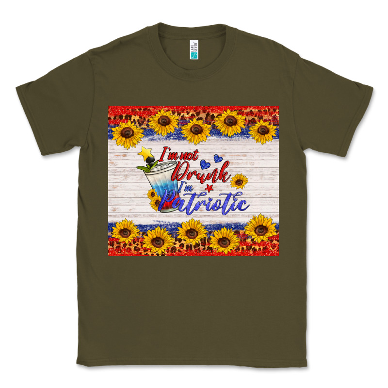 I'm Not Drunk I'm Patriotic Classic Tee by HRA Design Shop | Teevron