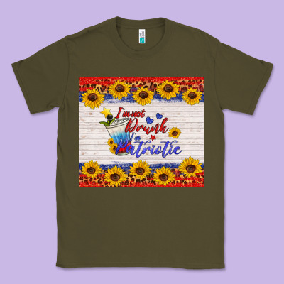 I'm Not Drunk I'm Patriotic Classic Tee Designed By Hra Design Shop