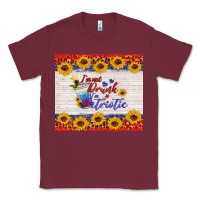Burgundy i'm not drunk i'm patriotic Classic Tee - HRA Design Shop