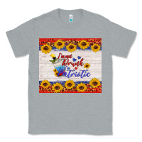 Heather Grey i'm not drunk i'm patriotic Classic Tee - HRA Design Shop