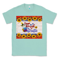 Seafoam i'm not drunk i'm patriotic Classic Tee - HRA Design Shop