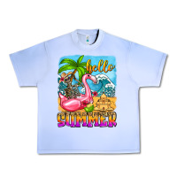 Grape Ice hello summer skeleton Urban Heavy Tee - Zillion Design Studio