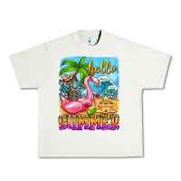 Pistachio hello summer skeleton Urban Heavy Tee - Zillion Design Studio