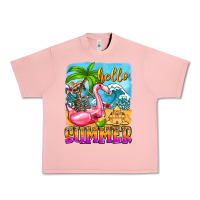 Salmon hello summer skeleton Urban Heavy Tee - Zillion Design Studio