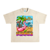 Sandshell hello summer skeleton Urban Heavy Tee - Zillion Design Studio