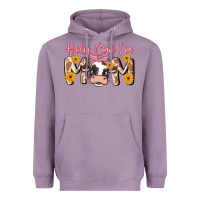 Lavender holy cow i'm mom Heavyweight Hoodie - MaliasSmallBusiness
