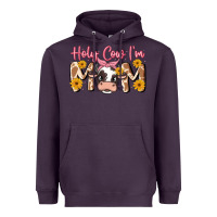 Plum holy cow i'm mom Heavyweight Hoodie - MaliasSmallBusiness