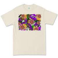 Mardi Gras Sunflower Cowhide Leopard And Glitter Background Premium Tee | Teevron