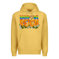 Antique Gold LGBTQ+ Rainbows Reign Premium Hoodie - BundleAndBundleShop