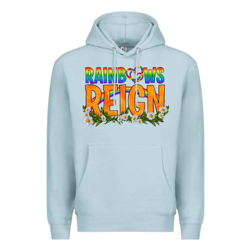 Lgbtq+ Rainbows Reign Premium Hoodie by BundleAndBundleShop | Teevron