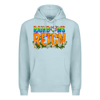 Blue Mist LGBTQ+ Rainbows Reign Premium Hoodie - BundleAndBundleShop