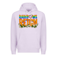 Lilac LGBTQ+ Rainbows Reign Premium Hoodie - BundleAndBundleShop