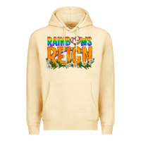 Pina Colada LGBTQ+ Rainbows Reign Premium Hoodie - BundleAndBundleShop