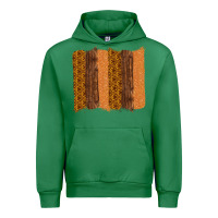 Emerald Western Wood Glitter Vintage Pattern Urban Hoodie - Bettercallsaul