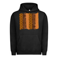 Pigment Black Western Wood Glitter Vintage Pattern Urban Hoodie - Bettercallsaul