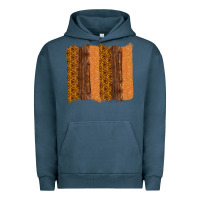Pigment Midnight Navy Western Wood Glitter Vintage Pattern Urban Hoodie - Bettercallsaul