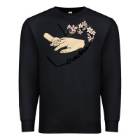 Black personalized grandma Premium Sweatshirt - MaliasSmallBusiness