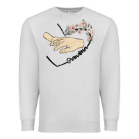 Dove Grey personalized grandma Premium Sweatshirt - MaliasSmallBusiness