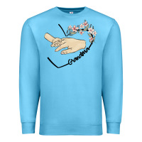 Ocean Blue personalized grandma Premium Sweatshirt - MaliasSmallBusiness