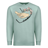 Seafoam personalized grandma Premium Sweatshirt - MaliasSmallBusiness