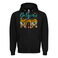 Black belgian shepherd mom Zipper Hoodie - Artiststas