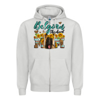 Dove Grey belgian shepherd mom Zipper Hoodie - Artiststas