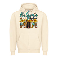 Sandshell belgian shepherd mom Zipper Hoodie - Artiststas