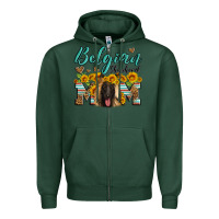 Sports Green belgian shepherd mom Zipper Hoodie - Artiststas