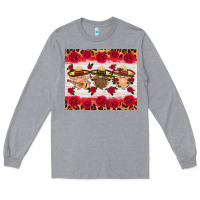 Heather Grey mexico gnomes mouse pad Long Sleeve Tee - HRA Design Shop