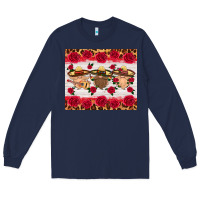 Navy mexico gnomes mouse pad Long Sleeve Tee - HRA Design Shop