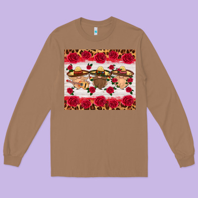 Mexico Gnomes Mouse Pad Long Sleeve Tee Designed By Hra Design Shop