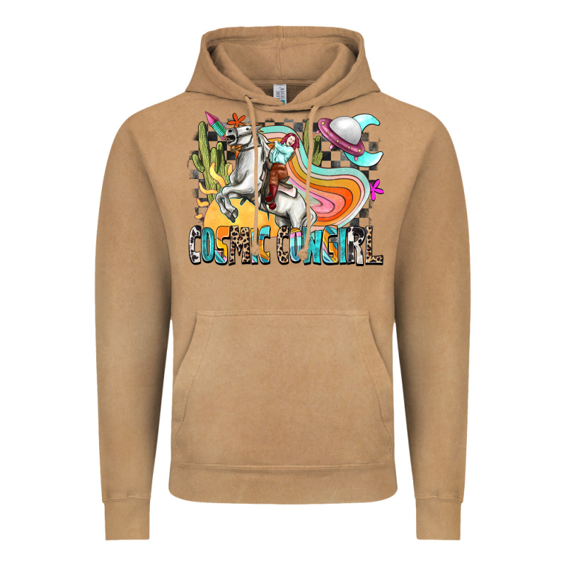 Cosmic Cowgirl Vintage Hoodie by Zillion Design Studio | Teevron