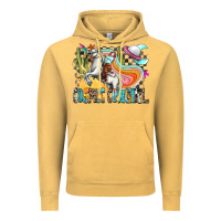 Vintage Mustard cosmic cowgirl Vintage Hoodie - Zillion Design Studio
