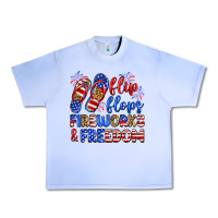 Grape Ice flip flops fireworks and freedom Urban Heavy Tee - Zillion Design Studio