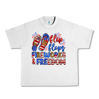 Lunar Rock flip flops fireworks and freedom Urban Heavy Tee - Zillion Design Studio