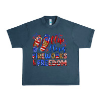 Midnight Navy flip flops fireworks and freedom Urban Heavy Tee - Zillion Design Studio