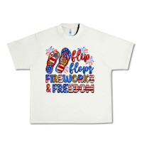Pistachio flip flops fireworks and freedom Urban Heavy Tee - Zillion Design Studio