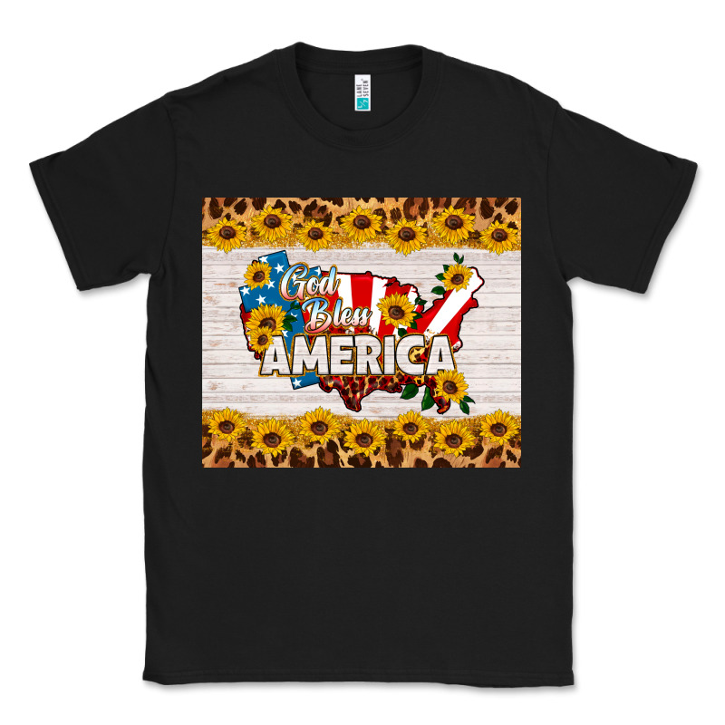 God Bless America Classic Tee by HRA Design Shop | Teevron