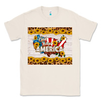 Natural god bless america Classic Tee - HRA Design Shop