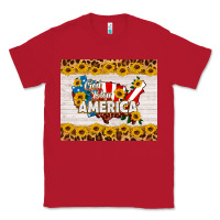 Red god bless america Classic Tee - HRA Design Shop