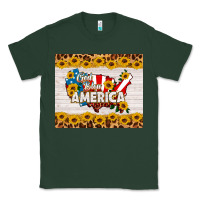 Sports Green god bless america Classic Tee - HRA Design Shop