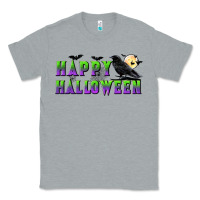 Heather Grey happy halloween Classic Tee - BundleAndBundleShop
