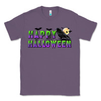 Lavender happy halloween Classic Tee - BundleAndBundleShop