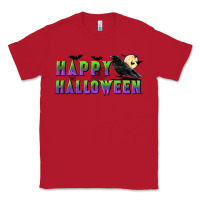 Red happy halloween Classic Tee - BundleAndBundleShop
