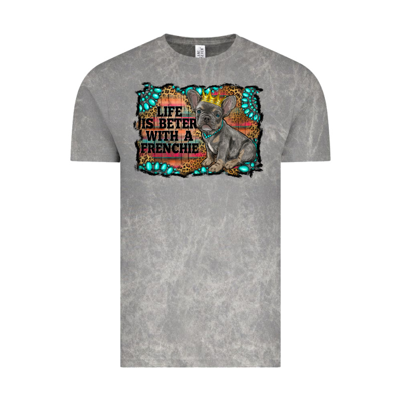 Life Is Better With A Frenchie Vintage Tee by RanaPortraitStore | Teevron